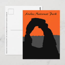 Delicate Arch in Arches National Park - Utah, USA ポストカード