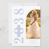 Delicate Arch MInimalist Grad Light Blue Shades  招待状 (正面)