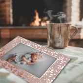 Delicate Birth Announcement Foil Card 箔招待状