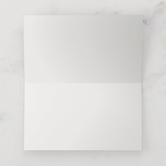 Delicate Blue Floral Wedding Table プレイスカード (内部開封)