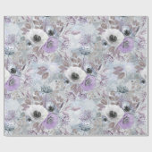 Delicate bouquet of anemones. ラッピングペーパー (フラット)