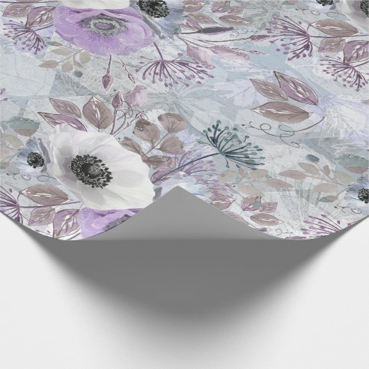 Delicate bouquet of anemones. ラッピングペーパー (角)