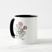 Delicate Charming Time For Some Spring Cute Floral マグカップ (正面左)