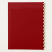 Delicate Country Flower Line Illustration プランナー手帳 (裏面)