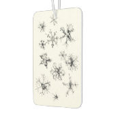 Delicate Falling Snowflakes カーエアーフレッシュナー (左)