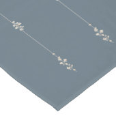 Delicate Farmhouse Floral Table Runner Blue Neutra ショートテーブルランナー (コーナー)