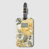 Delicate Floral ラゲッジタグ (正面縦)
