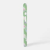 Delicate Floral and Lace Pattern Phone Case iPhone 16ケース (左側面)