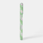 Delicate Floral and Lace Pattern Phone Case iPhone 16ケース (右側面)