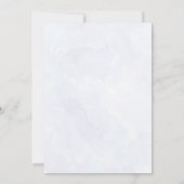 Delicate Floral Baby Shower Invitation 招待状 (裏面)