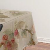Delicate Flowers and French Fruits. Painted Style テーブルクロス (インサイチュ)