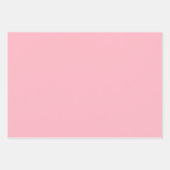 Delicate Gold Scrollwork & Pink Roses Floral ラッピングペーパーシート (正面2)