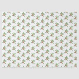 Delicate Holly berries Christmas 薄葉紙