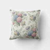 Delicate Hydrangea Flowers  クッション (裏面)