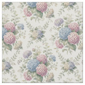 Delicate Hydrangea Flowers  ファブリック (クローズアップ)