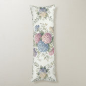 Delicate Hydrangea Flowers  ボディピロー (裏面 (縦))