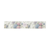 Delicate Hydrangea Flowers Wedding 招待状ベリーバンド (フラット)