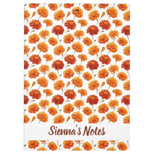 Delicate Mariold Pattern Name クリップボード (裏面)