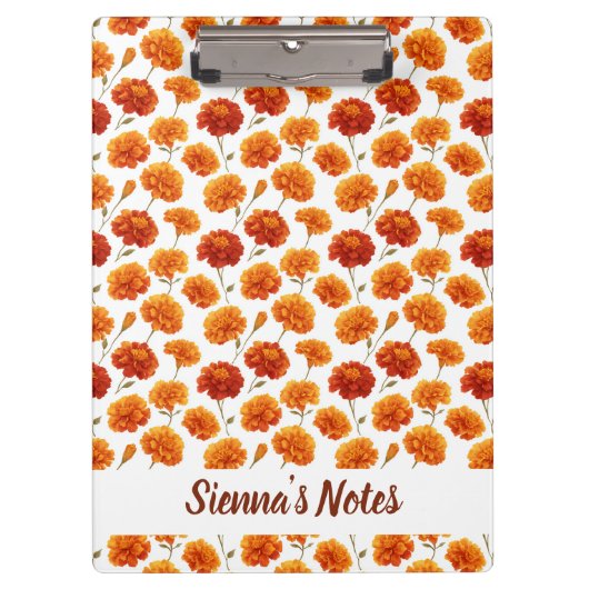 Delicate Mariold Pattern Name クリップボード (正面)