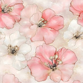 Delicate pale pink and gold 60th birthday wrap ラッピングペーパー