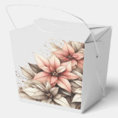 Delicate Pastel Floral Gift Box フェイバーボックス (裏面)