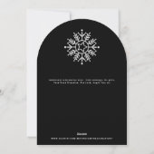 Delicate Pastel Swirls Christmas Ornament Party 招待状 (裏面)