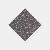 Delicate Pink Buds on Brown Branches スタンダードカクテルナプキン (角)