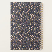 Delicate Pink Buds on Brown Branches プランナー手帳 (裏面)