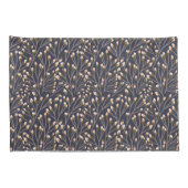 Delicate Pink Buds on Brown Branches 枕カバー (裏面-右)