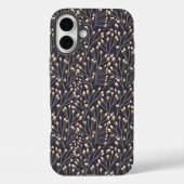 Delicate Pink Buds on Brown Branches Case-Mate iPhoneケース (裏面)