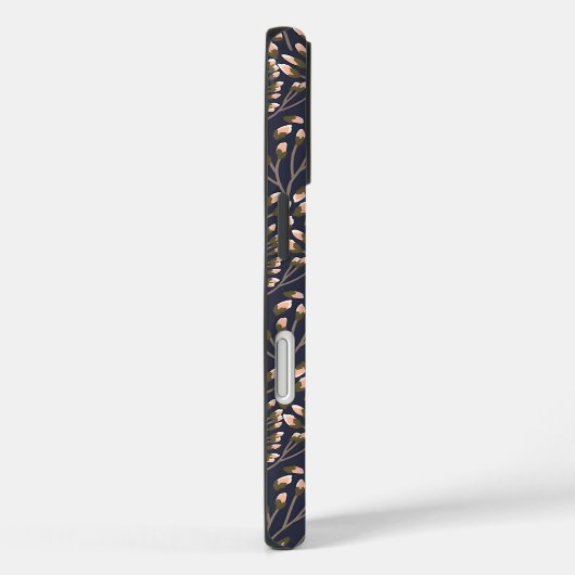 Delicate Pink Buds on Brown Branches Case-Mate iPhoneケース (裏面 / 右)