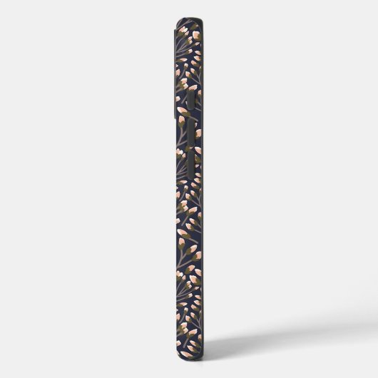 Delicate Pink Buds on Brown Branches Case-Mate iPhoneケース (裏面 / 左)