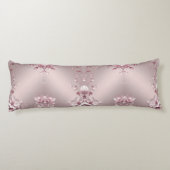 Delicate Pink Floral Body Pillow ボディピロー (裏面)