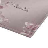 Delicate Pink Floral Cutting Board カッティングボード (角)