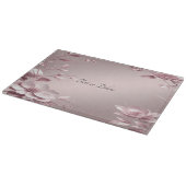 Delicate Pink Floral Cutting Board カッティングボード (角)