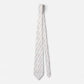 Delicate pink floral pattern neck tie ネクタイ (正面)