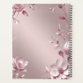 Delicate Pink Floral Planner プランナー手帳 (裏面)