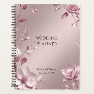 Delicate Pink Floral Planner プランナー手帳