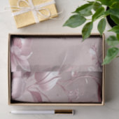 Delicate Pink Floral Tissue Paper 薄葉紙 (ギフト)