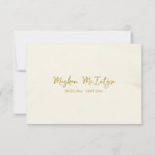 Delicate Pink Flowers Branch Orthodox Funeral サンキューカード (裏面)