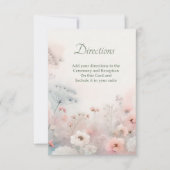Delicate Queen Anne's Lace  Enclosure card サンキューカード (正面)