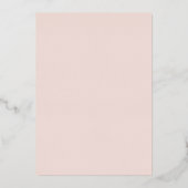 Delicate Queen Anne's Lace Wedding 箔招待状 (裏面)