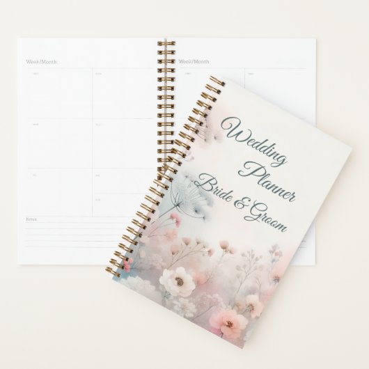 Delicate Queen Anne's Lace Wedding Planner プランナー手帳 (ディスプレー)
