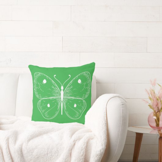 Delicate Sketch Butterfly クッション (ソファ)