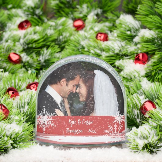 Delicate Snowflakes Double Photo (クリスマス)