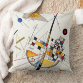 Delicate Tension, No. 85 by Wassily Kandinsky クッション (ブランケット)