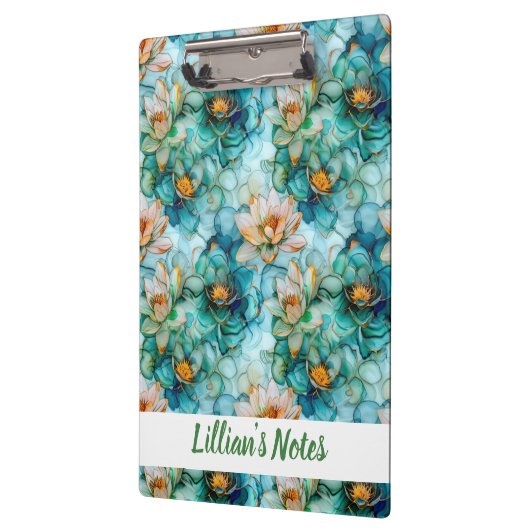 Delicate Water Lily Pattern Name クリップボード (左)