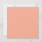 Delicate Watercolor Wildflower Pink Blank Card サンキューカード (裏面)