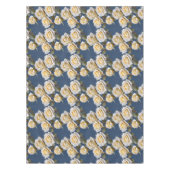 Delicate White And Pale Yellow Roses  テーブルクロス (正面)