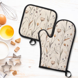 Delicate Wildflowers  鍋つかみ&鍋敷きセット